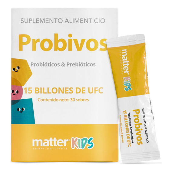 Probióticos Y Prebióticos Para Niños, Probivos Kids, Matter