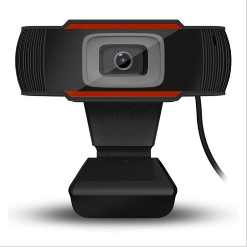 Webcam Cámara Web Hd Autofoco Microfono Usb Pc Windows Mac Color Negro
