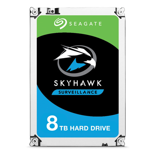 Disco duro interno Seagate SkyHawk ST8000VX004 8TB plata