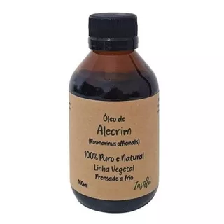 Óleo Vegetal De Alecrim 100%puro E Natural 100ml