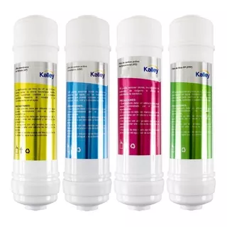 Kit Filtros De Agua Kalley X4