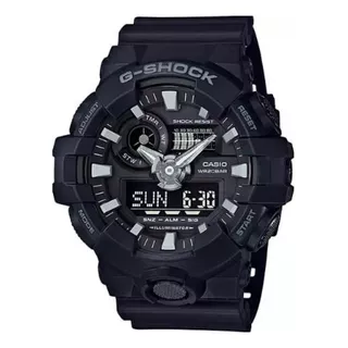 Relógio Casio G-shock Ga-700-1bdr - Da Casio + Cor Da Correia Preto Cor Do Bisel Preto Cor Do Fundo Preto