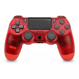 Control Joystick Inalámbrico Para Playstation 4 Ps4 Color Rojo Transparente