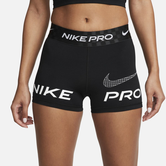 Shorts De Entrenamiento Mujer Nike Pro Dri-fit Negro 