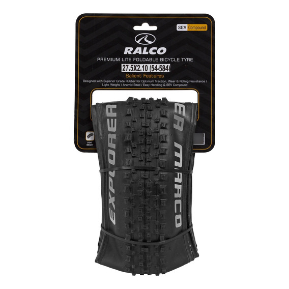 Neumático Bicicleta Ralco Explorer Marco Aro 27.5x2.1 Kevlar