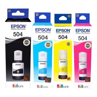 Kit Tinta Epson 504 (4 Colores)