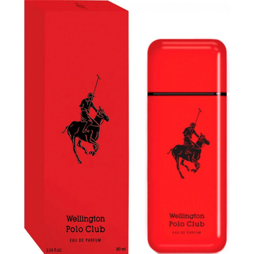 Perfume Hombre Wellington Polo Club Edp Rojo X 90ml