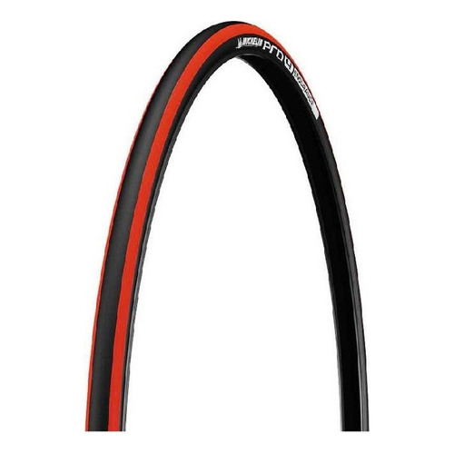 Llanta Bicicleta Michelin 700x23c Pro4 Competition Endurance Color Negro/Rojo