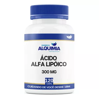 Ácido Alfa Lipóico 300 Mg - Ala Original - 120 Cápsulas