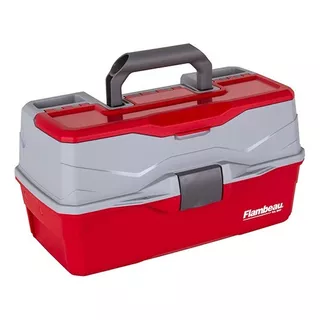 Caja De Pesca Profesional Flambeau 3 Bandeja/ Color Rojo