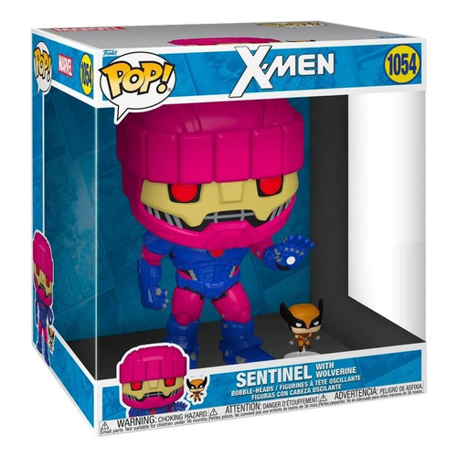 Funko Pop #1054 Jumbo Marvel X-men Sentinel With Wolverine