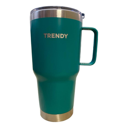 Vaso Térmico Trendy Acero Inoxidable Multicolor 900ml Color Verde Liso