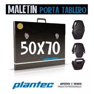 Maletín Valija Plantec 50x70 Porta Tablero Planos Láminas 