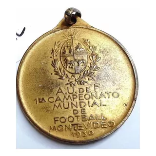 Medalla Antigua Del 1er Campeonato Mundial De Fútbol 1930