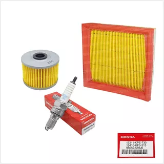 Kit Filtro Aceite Aire Bujia Honda Tornado Original Honda M9