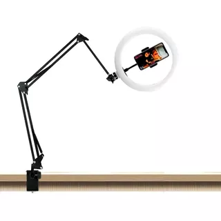 Aro De Luz Led 30cm Con  Brazo Ajustable Para Escritorio