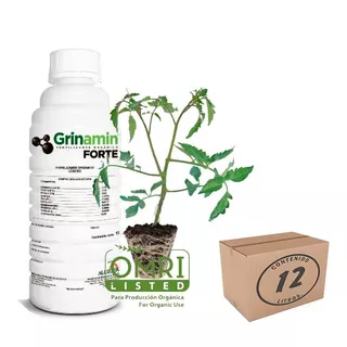 Grinamin Forte Abono Orgánico Ácidos Húmicos N P K  1 Lt E