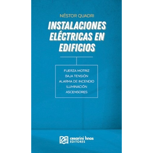 Libro Instalaciones Electricas En Edificios  11 Ed De Nestor