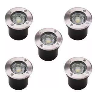 Kit Balizador Luminária Led Jardim 6w Blindado 5 Peças