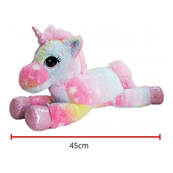 Peluche Unicornio Multicolor 45cm