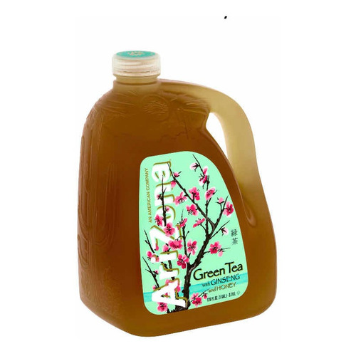 Arizona Green Tea With Ginseng And Honey 128 Oz Te Verde / H