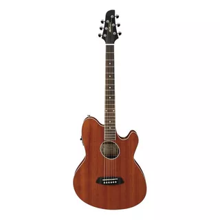 Guitarra Electroacústica Ibanez Tcy12e-opn Open Pore Natural Color Bordó Material Del Diapasón Rosewood