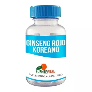 Ginseng Rojo Koreano Fv 1x60 Cap 500mg. Pot Fisica - Mental