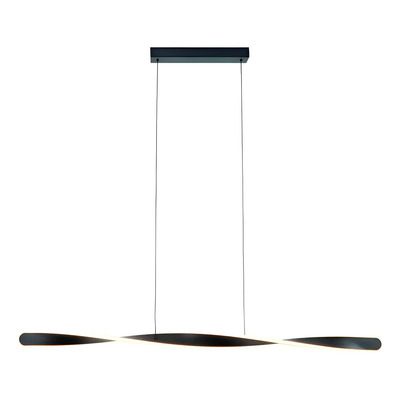 Lampara Colgante Dexor Led Cct Diseño Negro Ldf41024-n Negro