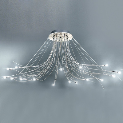 Lampara Colgante Techo Araña Flexi 18 Luces Led Moderna