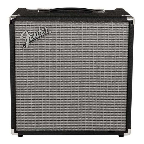 Amplificador Fender Rumble Series 40 Valvular para bajo de 40W color negro/plata 120V