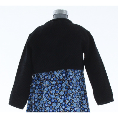 Sueter Niña Bebe Bolero Tejido Negro 3091 0 A 4 Años