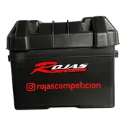 Caja Porta Batería Plástico Reforzado Rojas Competición
