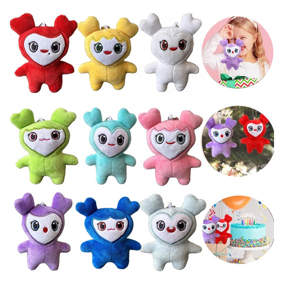 9pcs Peluche Llavero Colgante Twice Lovely Kpop