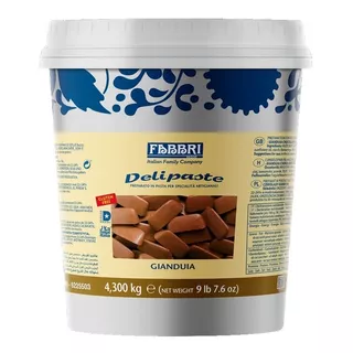 Delipaste Fabbri Pasta Para Helado Sabor Gianduia 4.3 Kg