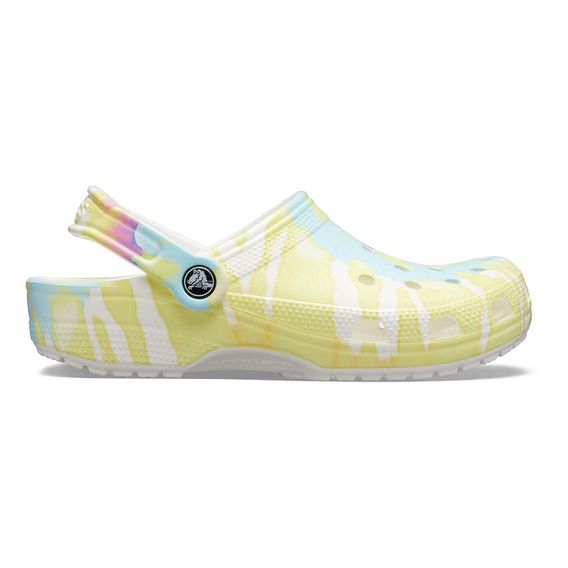 Crocs Classic Tie Dye De Adultos Amarillo