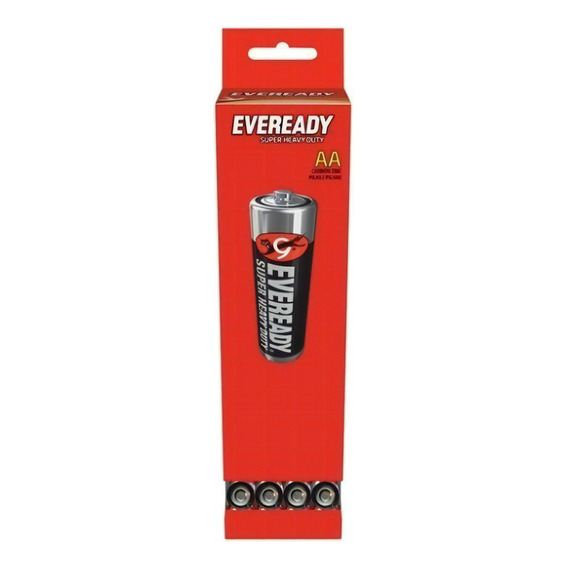 Pilas Eveready Aa Super Heavy Duty Carbon Zinc R6 Caja 60u