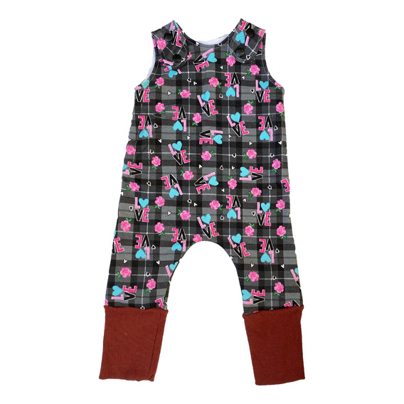 Romper Evolutivo Bebe Jardinerito Algodón Frisa Polar Soft