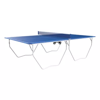 Mesa De Ping Pong Agm Junior Fabricada En Mdf Color Azul