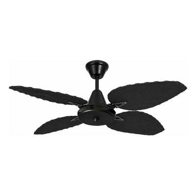 Ventilador De Techo Siena Negro Tono Negro Palas Rattan 1.2 M 220v 120 Cm Tono Negro Rattan 4