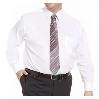 Camisa Lisa Con Bolsillo Manga Larga - Talles 38 Al 44 - Vestir Y Elegante Sport - Excelente Calidad