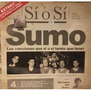 Sumo Si O Si Diario Del Rock Argentino Cd Nuevo