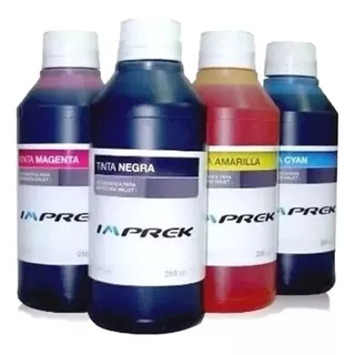 Tinta Imprek Combo 4 X 250ml Para Epson 664 T644 L355 L395 