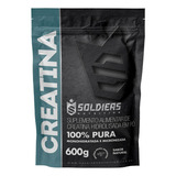 Creatina Monohidratada 600g 100% Pura Soldiers Nutrition