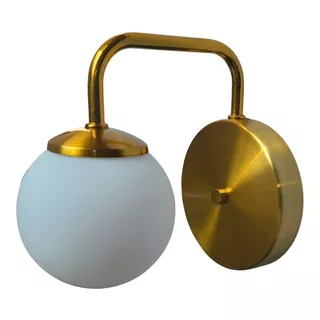 Arandela Bola Globo De Vidro Jabuticaba Dourado Quarto 1xg9 110v/220v