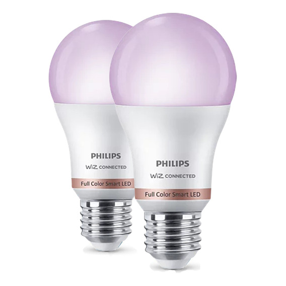 Ampolleta Inteligente Philips Smart E27 Color X2