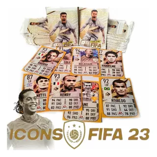 Card Fifa Ultimate Team Jogadores Icones = 200 Figurinhas