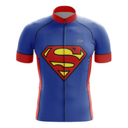 Camiseta Ciclismo Brk Superman Com Fpu 50+