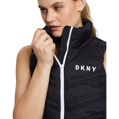 Chaleco Dkny Ligero Color Negro Para Mujer 100% Original