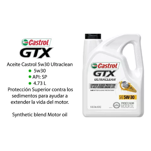 Aceite Castrol Gtx 5w30 4.73 Litros