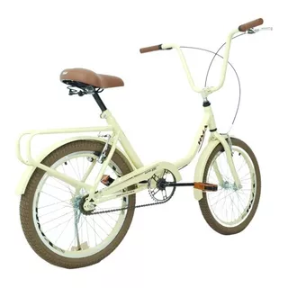 Bicicleta Tipo Monareta Antiga Retro Vintage Rma Exclusiva Cor Creme